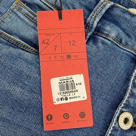 Colombian Jeans High Waisted Button fly Skinny Stretch Denim Women’s Size 7 - Picture 4 of 7